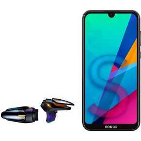 BoxWave Gaming Gear Compatible with Honor 8S (Gaming Gear by BoxWave) - Touchscreen QuickTrigger Auto, Trigger Buttons Autofire Gaming Mobile FPS for Honor 8S - Jet Black in Saudi Arabia
