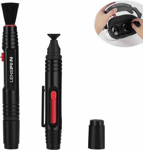 Geekria 2 Pack Clean VR Lens Cleaning Pen Compatible with Meta Quest 2/Quest 3/Appl Vision Pro/PSVR 2 and More, Remove Fingerprints Dust Grease Reduce Fog to Clean Augmented & Virtual Reality in Saudi Arabia
