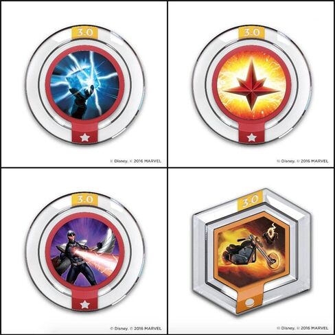 Disney Infinity 3.0: Marvel Power Discs (PS3/PS4/Nintendo Wii/Xbox One/Xbox 360) in Kuwait