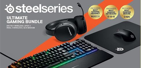 SteelSeries Ultimate Gaming Bundle - 4 piece set in Saudi Arabia