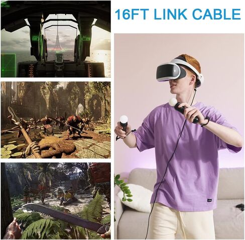 10FT Link Cable for Oculus Quest 3/Quest 2, High Speed Data Transfer Charging Cable USB 3.0 to USB C Cable Charger for Oculus Quest 2 Accessories VR Headset Gaming to PC in Saudi Arabia