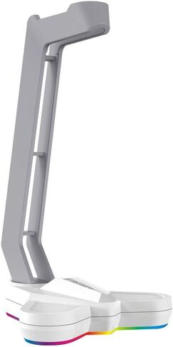 FANTECH Tower RGB Headset Stand, Headphone Holder for Gamers Gaming PC Accessories (White) in Saudi Arabia