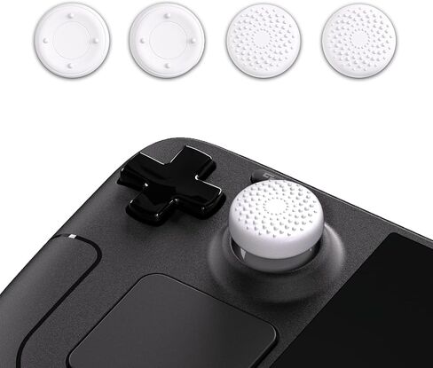 PlayVital Thumb Grip Caps for Steam Deck LCD, for PS Portal Remote Player Silicone Thumbsticks Grips Joystick Caps for Steam Deck OLED - Chubby Bear & Smiley Bunny in Saudi Arabia