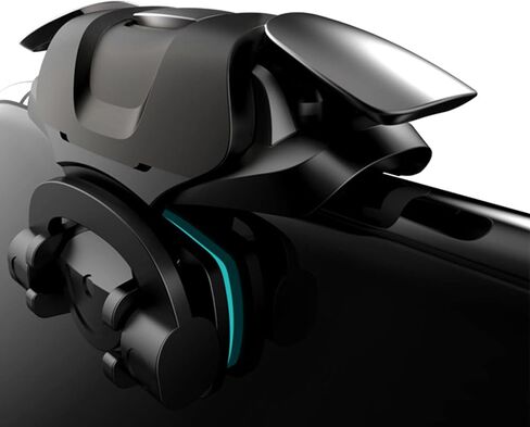 Mobile Game Controller Gamepad for iPhones/Android Phones, Universal Mobile Game Controller Gaming Controller Mobile Gaming Triggers Game Joystick Controller for Most Mobile Games Black in Saudi Arabia