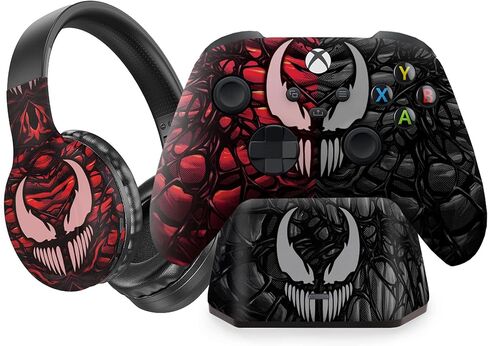 Original X-box Modded Controller Wireless and Charging Stand Compatible with X-box One|Series X- Customized in USA with Advanced HydroDip Print Technology(Not Just a Decal)(Controller Included) in Saudi Arabia