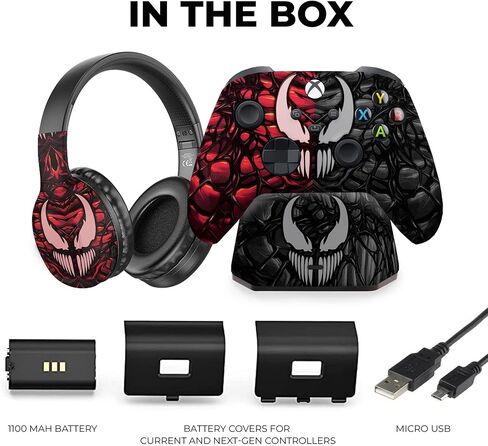 Original X-box Modded Controller Wireless and Charging Stand Compatible with X-box One|Series X- Customized in USA with Advanced HydroDip Print Technology(Not Just a Decal)(Controller Included) in Saudi Arabia