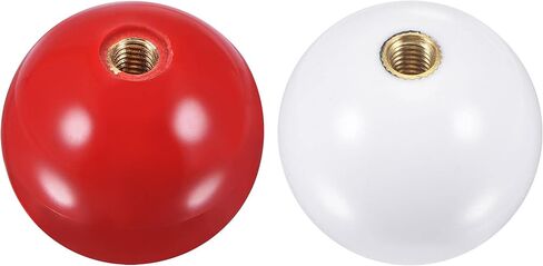 uxcell Joystick Head Rocker Ball Top Handle Arcade Game Replacement Red/White in Saudi Arabia