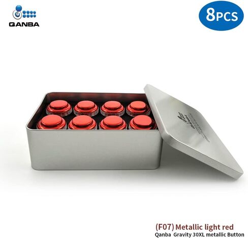 qanba Gravity metallic color 30mm Mechanical shaft Pushbutton (F01（8 pcs）) in Kuwait