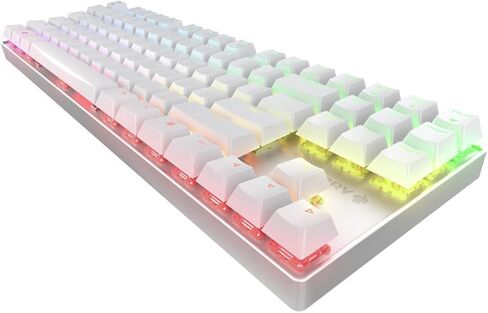 Cherry MX 8.2 TKL Wireless, Tenkeyless Mechanical Gaming Keyboard, Bluetooth, 2.4 GHz & Wired Mode, incl. Metal Case for Safe Transport, MX RED Switches, White in Saudi Arabia