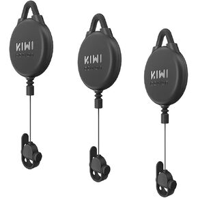 [Pro Version] KIWI design VR Cable Management, 3 Packs VR Pulley System Compatible with Quest 3/21//Rift S/Valve Index/HTC Vive/Vive Pro/HP Reverb G2/PSVR/PS VR2 Link Cable
