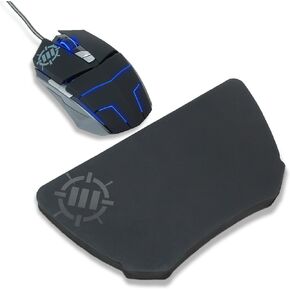 مسند معصم ENHANCE Gaming Mouse - وسادة معصم ثابتة للاعبي الكمبيوتر ومحترفي الرياضات الإلكترونية مع دعم مريح، وظهر مطاطي غير قابل للانزلاق، وتصميم مضاد للاهتراء - رائع للألعاب أو الاستخدام المكتبي
