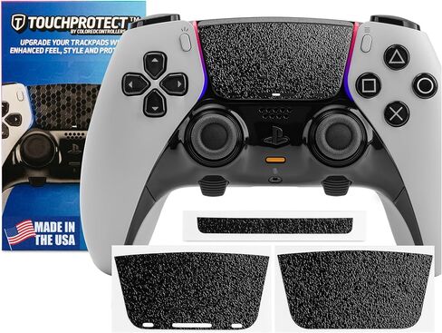 TouchProtect لـ Dualsense Edge | غلاف للحماية، وإضافة الأناقة، وتعزيز لوحة التتبع الخاصة بوحدة التحكم PS5 الخاصة بك باستخدام الملمس! (سداسي - أزرق) in Kuwait