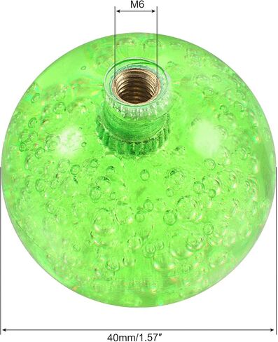 MECCANIXITY Joystick Handle Top Ball Head M6 Green Easy to Install for Arcade Game Part 2 Pack in Saudi Arabia