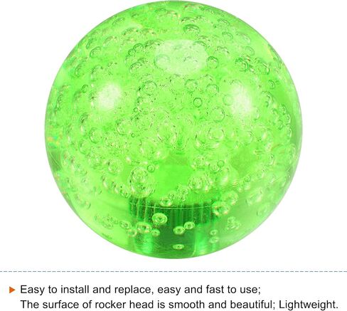 MECCANIXITY Joystick Handle Top Ball Head M6 Green Easy to Install for Arcade Game Part 2 Pack in Saudi Arabia