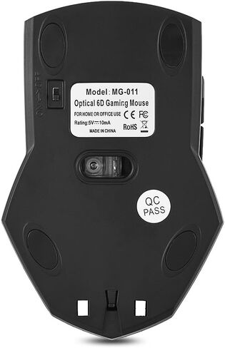 Zerone 2.4GHz Rechargeable Wireless Optical Mouse, Gaming Mouse Portable Mobile Mouse with Charging Dock Stand, 3-Port USB Hub for Data Exchange(Black) in Saudi Arabia