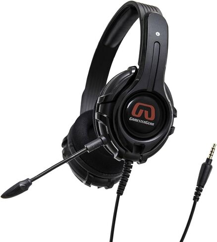GamesterGear PC PS4 Xbox One Stereo Over-Ear Gaming Headset, Online Chat, Headphone with Detachable Micophone - iPad Mobile Tablet Mac in Kuwait