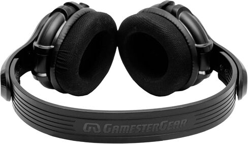 GamesterGear PC PS4 Xbox One Stereo Over-Ear Gaming Headset, Online Chat, Headphone with Detachable Micophone - iPad Mobile Tablet Mac in Kuwait