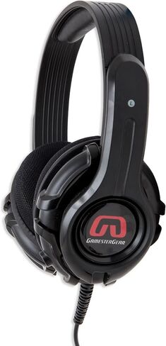 GamesterGear PC PS4 Xbox One Stereo Over-Ear Gaming Headset, Online Chat, Headphone with Detachable Micophone - iPad Mobile Tablet Mac in Kuwait