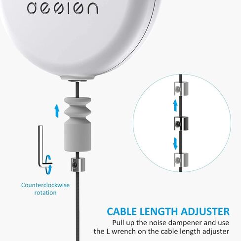 KIWI design VR Cable Management, 3 Packs VR Pulley System Compatible with Quest 3S/3/2/1/Pico/PSVR/PSVR2 | Compatible with Quest 3S/3/2/1/Pico/PSVR/PSVR2 in Kuwait