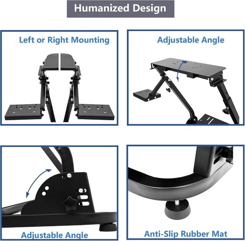 CXRCY Racing Wheel Stand Compatible with Logitech G920 G29 G27 G25 Gaming Cockpit Height Adjustable Foldable Gaming Racing Simulator Steering Wheel Stand,Wheel and Pedals Not Included in Saudi Arabia