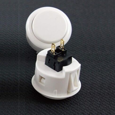 12 قطعة أزرار دفع أصلية من Sanwa OBSF-30 30 مم لوحدة تحكم ألعاب Arcade Joystick in Kuwait