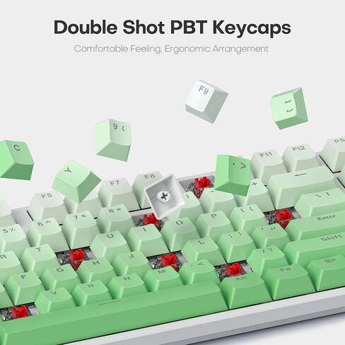 مجموعة أغطية مفاتيح PBT Pudding مكونة من 117 مفتاحًا، ملف تعريف XDA مزدوج شفاف لتخطيط ISO وANSI 61/68/84/87/104 لوحة مفاتيح ميكانيكية in Saudi Arabia