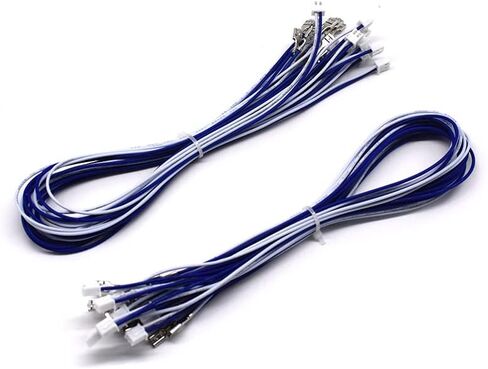 Arcity 20 Pcs Arcade Button Wires Harness Cable for Zero Delay USB Encoder PCB with 0.110" 2.8mm Terminals Compatible with Arcade LED Buttons & Sanwa Style Buttons New in Kuwait