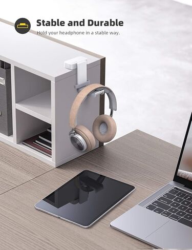 Lamicall Headphone Stand Adhesive Rotatable Headset Earphone Hanger Hook in Kuwait