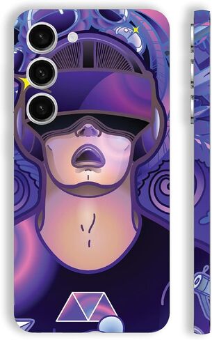 MightySkins Skin Compatible with Samsung Galaxy S23 Full Wrap - VR Dream | Protective, Durable, and Unique Vinyl Decal wrap Cover | Easy to Apply & Change Styles | Made in The USA in Saudi Arabia