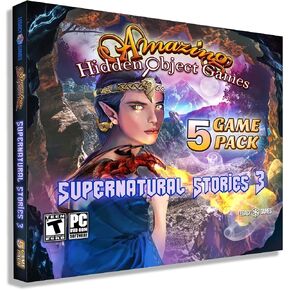 Legacy Games Amazing Hidden Object Games for PC: Supernatural Stories Vol. 1 (5 Game Pack) - PC DVD with Digital Download Codes in Saudi Arabia