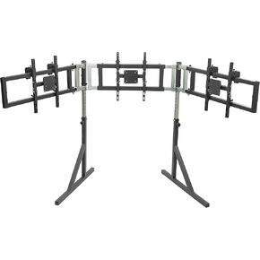 SimFab Monitor Mount Floor Stand for Racing and Flight Simulators | for Monitors up to 100x100mm VESA, 24, 27, 32, 34, 37, 49 Ultra Wide in Kuwait