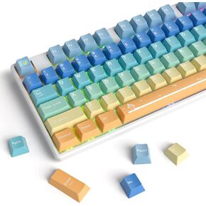 Fogruaden PBT Keycaps 139 Keys Soymilk Keycap Set Dye-Sublimation Custom Keycaps XDA Profile Cute Keycap for Mechanical Keyboard in Kuwait