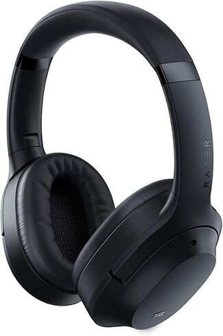 سماعة رأس Razer Opus لإلغاء الضوضاء النشطة: سماعات رأس معتمدة من THX - إلغاء الضوضاء النشط المتقدم - متوافق مع بلوتوث ومقبس 3.5 ملم - وضع الانتباه السريع - التشغيل التلقائي/الإيقاف المؤقت التلقائي - أسود in Saudi Arabia