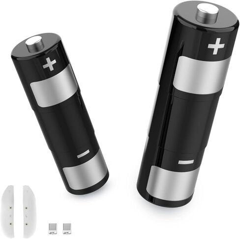 ZYBER Replacement Part Kit for ZYBER Charging Dock for Quest 2, Includes Rechargeable Batteries, Quest 2 Controller Battery Covers, Magnetic USB-C Headset Connector in Kuwait