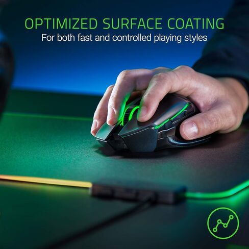 ريزر قاعدة ماوس العاب صلبة V2 RGB من فايرفلاي : اضاءة كروما قابلة للتخصيص - ادارة مدمجة للكابلات - تحكم وسرعة متوازنين - قاعدة مطاطية غير قابلة للانزلاق in Kuwait