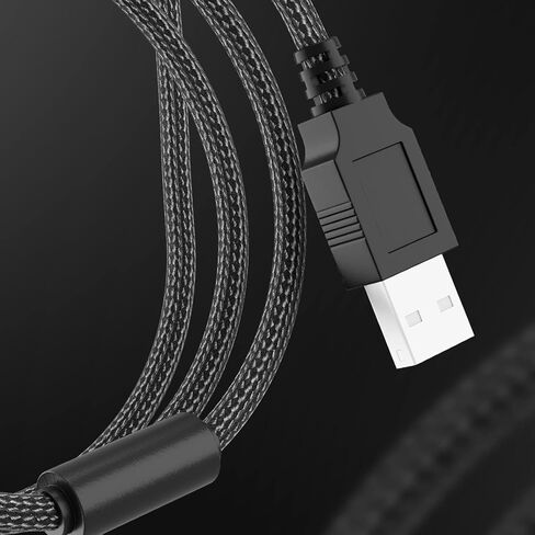 تيويل كيبورد العاب ميكانيكي بتصميم الة كاتبة رترو مع مفاتيح زرقاء تعمل باللمس والنقر واغطية مفاتيح مستديرة، اضاءة خلفية بالوان قوس قزح ومصابيح جانبية RGB، أداء فائق للالعاب in Kuwait