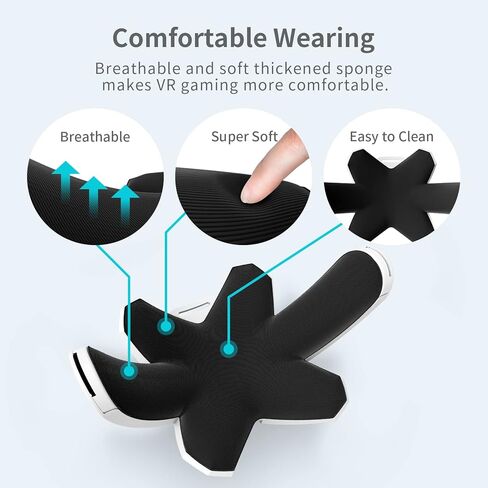 Head Strap Compatible with Oculus Quest 2 Elite Head Strap Replacement with Super Soft Foam, Enhanced Support & Gaming Immersion, Reduce Pressure in VR Headset, Adjustable for different head sizes in Kuwait