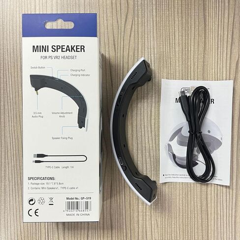 MOOKEENONE Stereo External Speaker for PS VR2, Gaming VR Headset Attached Speaker for Better Audio Experience in Kuwait