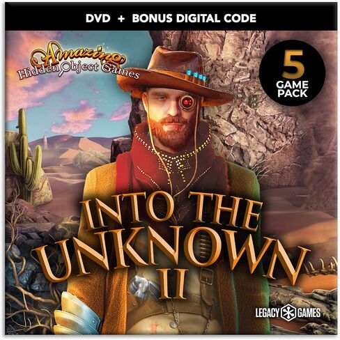 Amazing Hidden Object Games for PC: Into the Unknown Vol. 2, 5 Game DVD Pack + Digital Download Codes (PC) in Saudi Arabia