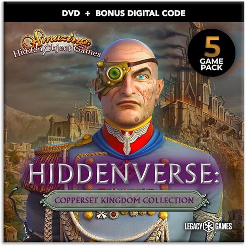 Fantasy Hidden Object Games - Hiddenverse: Witch's Tales, 3 Game DVD Pack + Digital Download Codes (PC) in Saudi Arabia