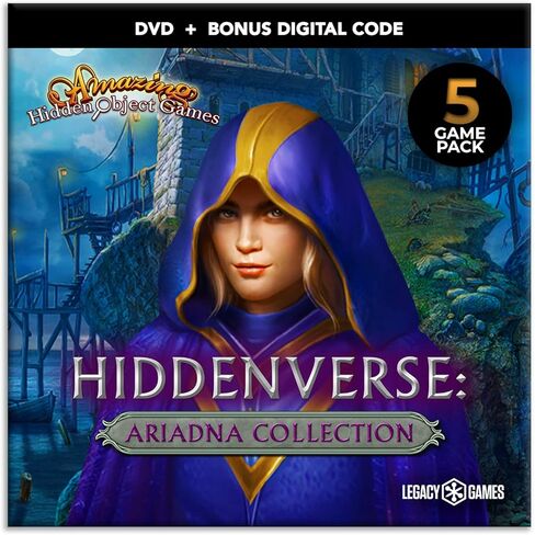 Fantasy Hidden Object Games - Hiddenverse: Witch's Tales, 3 Game DVD Pack + Digital Download Codes (PC) in Saudi Arabia