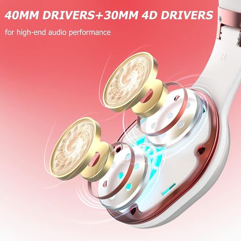 سماعة ألعاب لاسلكية FEDIKER لأجهزة PS5 PS4 PC W3 USB Dongle Bluetooth ذات زمن استجابة منخفض، سماعات رأس مع ميكروفون قابل للفصل، وظيفة كتم الصوت، RGB، غامرة 4D، سماعة أذن قطة بيضاء لطيفة للفتيات in Saudi Arabia