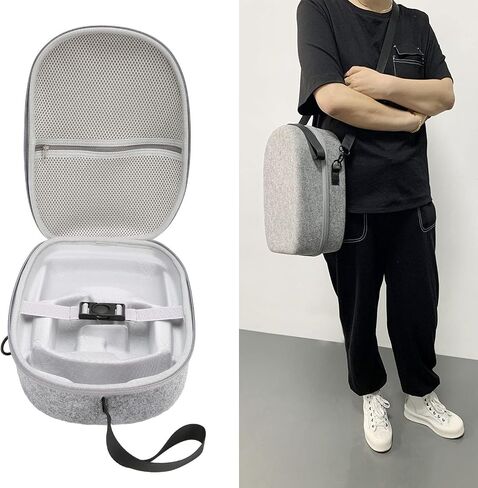 EVA Hard Carrying Case for Quest 2, Portable Travel Cover Storage Bag, Lightweight All in One VR Gaming Headset Carry Case Bag for Home Storage and Travel in Saudi Arabia