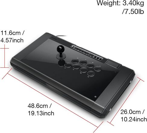 Qanba Q7 Obsidian 2 Wired Joystick for PlayStation 5/4 and PC in Kuwait