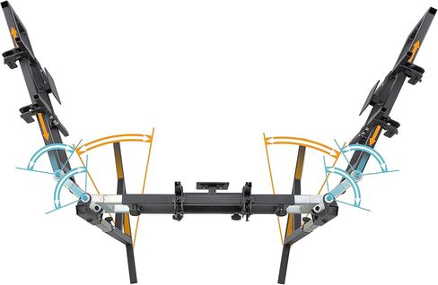 SimFab Monitor Mount Floor Stand for Racing and Flight Simulators | for Monitors up to 100x100mm VESA, 24, 27, 32, 34, 37, 49 Ultra Wide in Kuwait