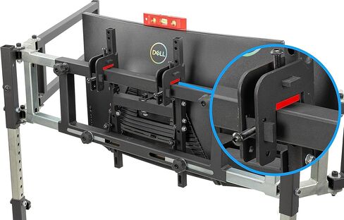 SimFab Monitor Mount Floor Stand for Racing and Flight Simulators | for Monitors up to 100x100mm VESA, 24, 27, 32, 34, 37, 49 Ultra Wide in Kuwait