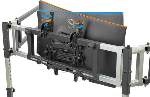 SimFab Monitor Mount Floor Stand for Racing and Flight Simulators | for Monitors up to 100x100mm VESA, 24, 27, 32, 34, 37, 49 Ultra Wide in Kuwait