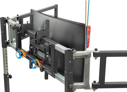 SimFab Monitor Mount Floor Stand for Racing and Flight Simulators | for Monitors up to 100x100mm VESA, 24, 27, 32, 34, 37, 49 Ultra Wide in Kuwait
