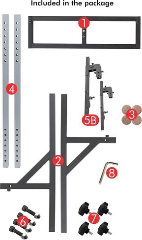 SimFab Monitor Mount Floor Stand for Racing and Flight Simulators | for Monitors up to 100x100mm VESA, 24, 27, 32, 34, 37, 49 Ultra Wide in Kuwait