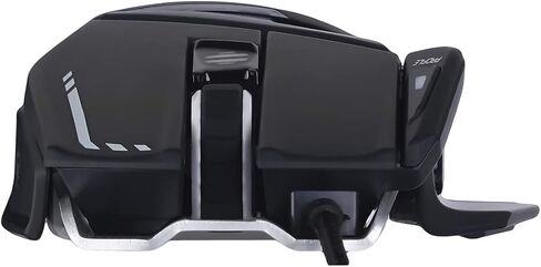 Mad Catz R.A.T. 8+ Adjustable Wired Gaming Mouse - 16000 DPI - 11 Programmable Buttons - 4 User Profiles Stored Directly - Customize RGB LED - Additional Palm Rests and Pinky Supports - Black in Kuwait